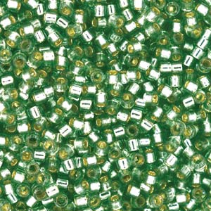 11/0 – Miyuki Delica - 5g Bag – Duracoat Silver Lined Dk Seafoam – DB2165