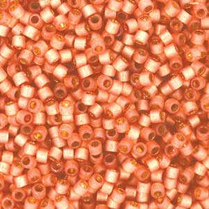 11/0 – Miyuki Delica - 5g – Duracoat Silver Lined S/F Rose Copper – DB2172