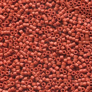 11/0 – Miyuki Delica - 5g Bag – Glazed Opaque Glaze Red – DB2288