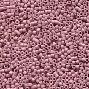 11/0 – Miyuki Delica - 5g Bag – Frost Opaque Glazed Mauve – DB2294