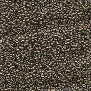 10/0 - Miyuki Delica - 5g - Matte Metallic Gold - DBM0322