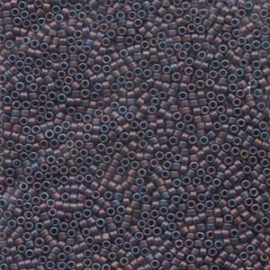 11/0 – Miyuki Delica - 5g Bag – Matte Metallic Copper Rainbow Iris – DB323