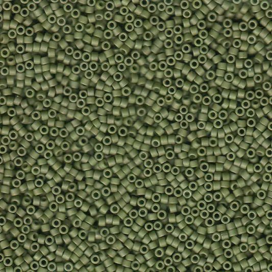 11/0 – Miyuki Delica - 5g Bag - Matte Opaque Olive – DB391