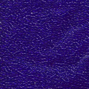 11/0 – Miyuki Delica - 5g Bag – Transparent Cobalt – DB707