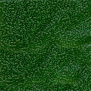 11/0 – Miyuki Delica - 5g Bag – Matte Transparent Green – DB746