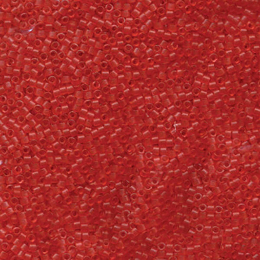 11/0 – Miyuki Delica - 5g Bag - Dyed Matte Transparent Salmon – DB779