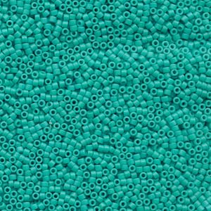 11/0 – Miyuki Delica - 5g Bag – Dyed Matte Opaque Turquoise – DB793