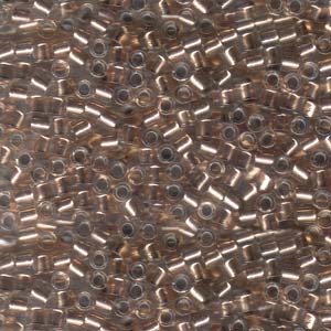 8/0 – Miyuki Delica - 5g Bag – Copper Lined Crystal – DBL0037