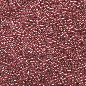 11/0 – Miyuki Delica - 5g Bag – Galvanized Raspberry Dyed – DB428
