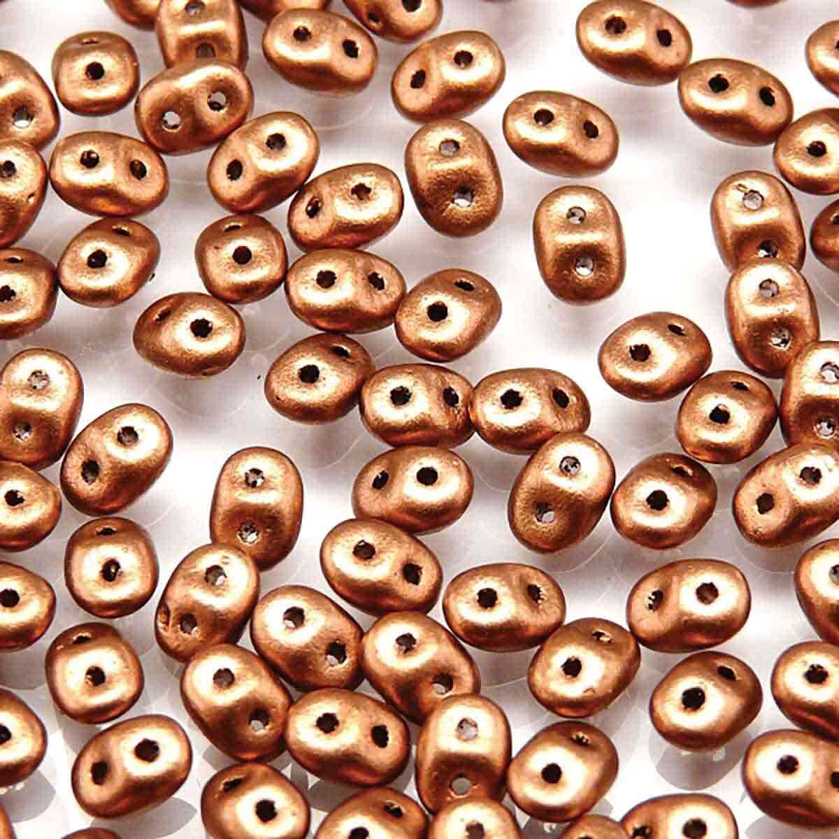 MiniDuo 2x4mm – 5g – Crystal Bronze Copper - 01780