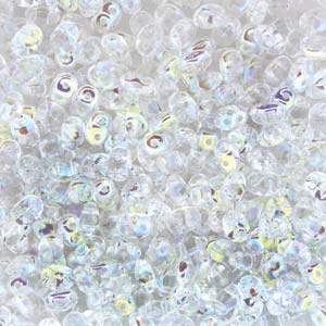 SuperDuo 2.5x5mm - 25g Bag – Crystal AB