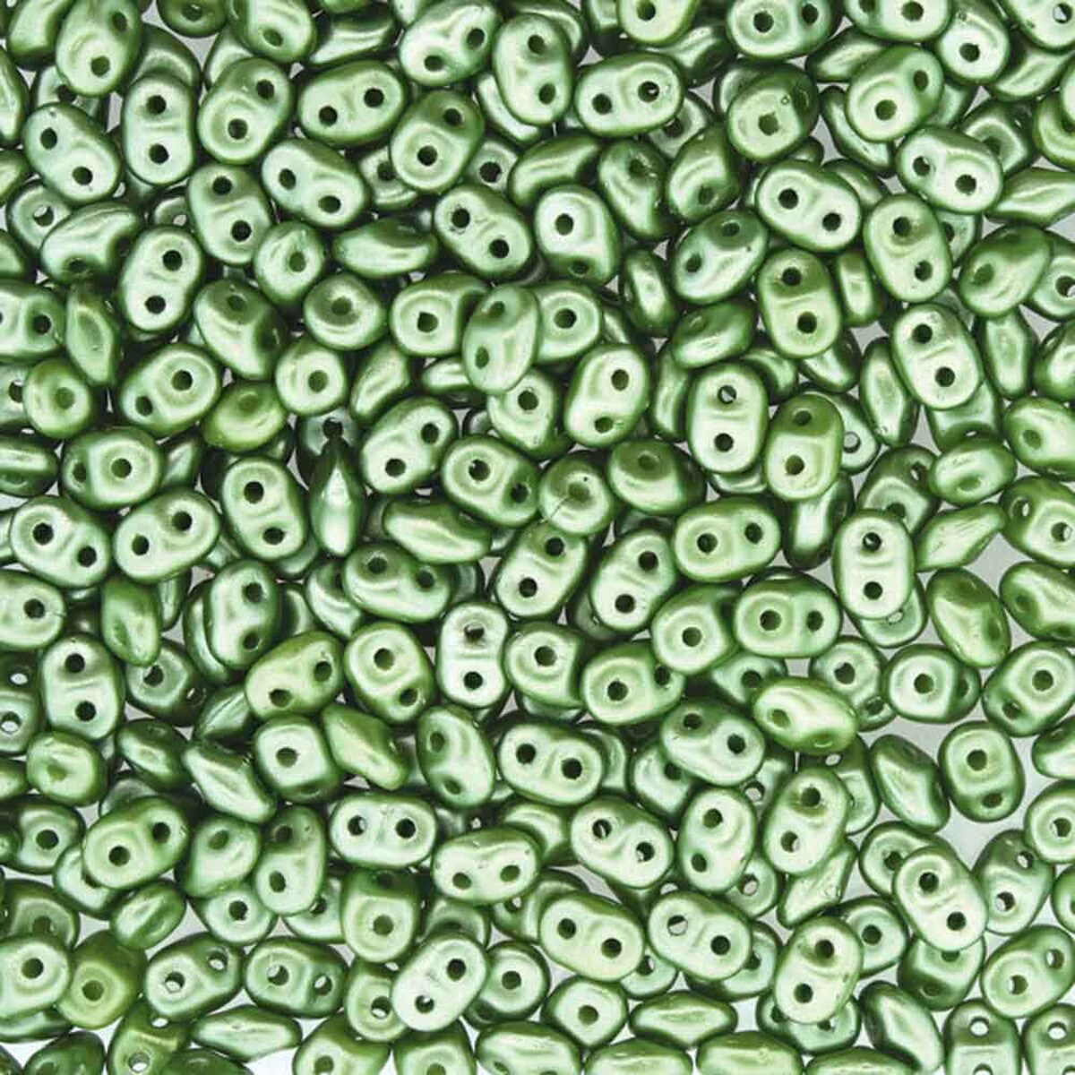SuperDuo 2.5x5mm - 25g Bag – Pastel Olivine