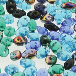 SuperDuo Mix 2.5x5mm 24g Tube – Moonlit Lagoon Mix