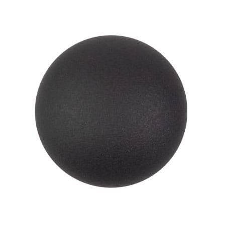 Czech Glass Cabochon 18mm β Dark Grey Light Matte
