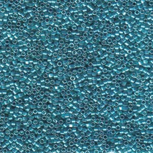 11/0 – Miyuki Delica - 5g Bag – Galvanised Dark Aqua – DB427