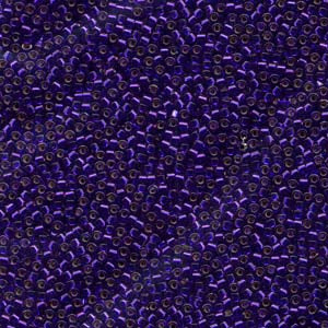 11/0 – Miyuki Delica - 5g Bag – Silver Lined Violet – DB610