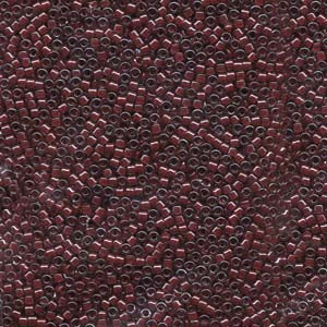 11/0 – Miyuki Delica - 5g Bag – Lined Crystal Dark Plum Luster – DB280