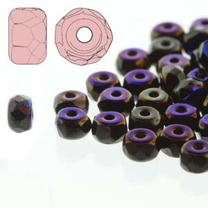 2x3mm Faceted Micro Spacers - Pack of 100 - Full Azuro