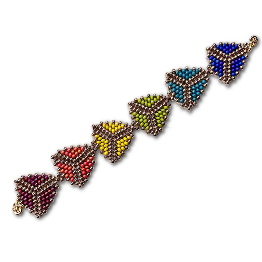 Triad Bracelet Pattern by Leslie Rogalski - Instant Download or Printed Copy