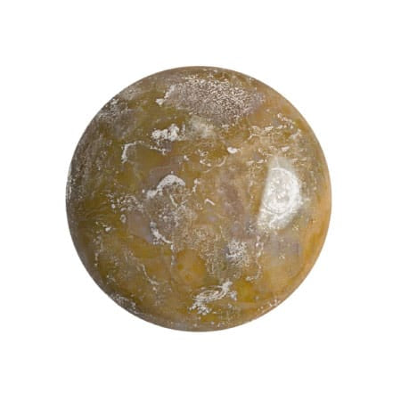 Czech Glass Cabochon 18mm β Frost Parme New Picasso