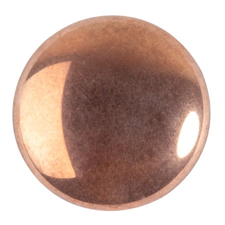 Czech Glass Cabochon 25mm β Full Capri Gold