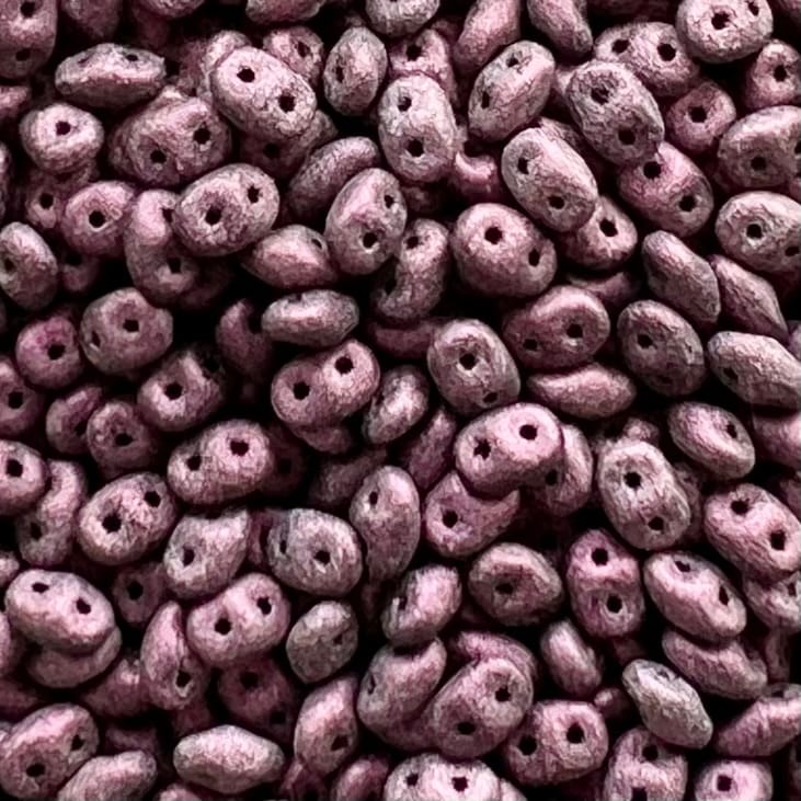 SuperDuo 2.5x5mm 25g Bag β Sueded Gold Orchid