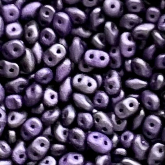SuperDuo 2.5x5mm - 25g Bag – Saturated Metallic Ultra Violet