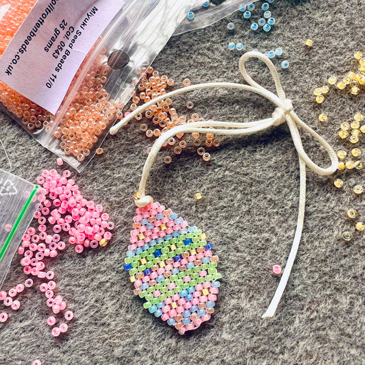 St Petersburg Egg Charm - Free Easter Delica Beading Pattern Download