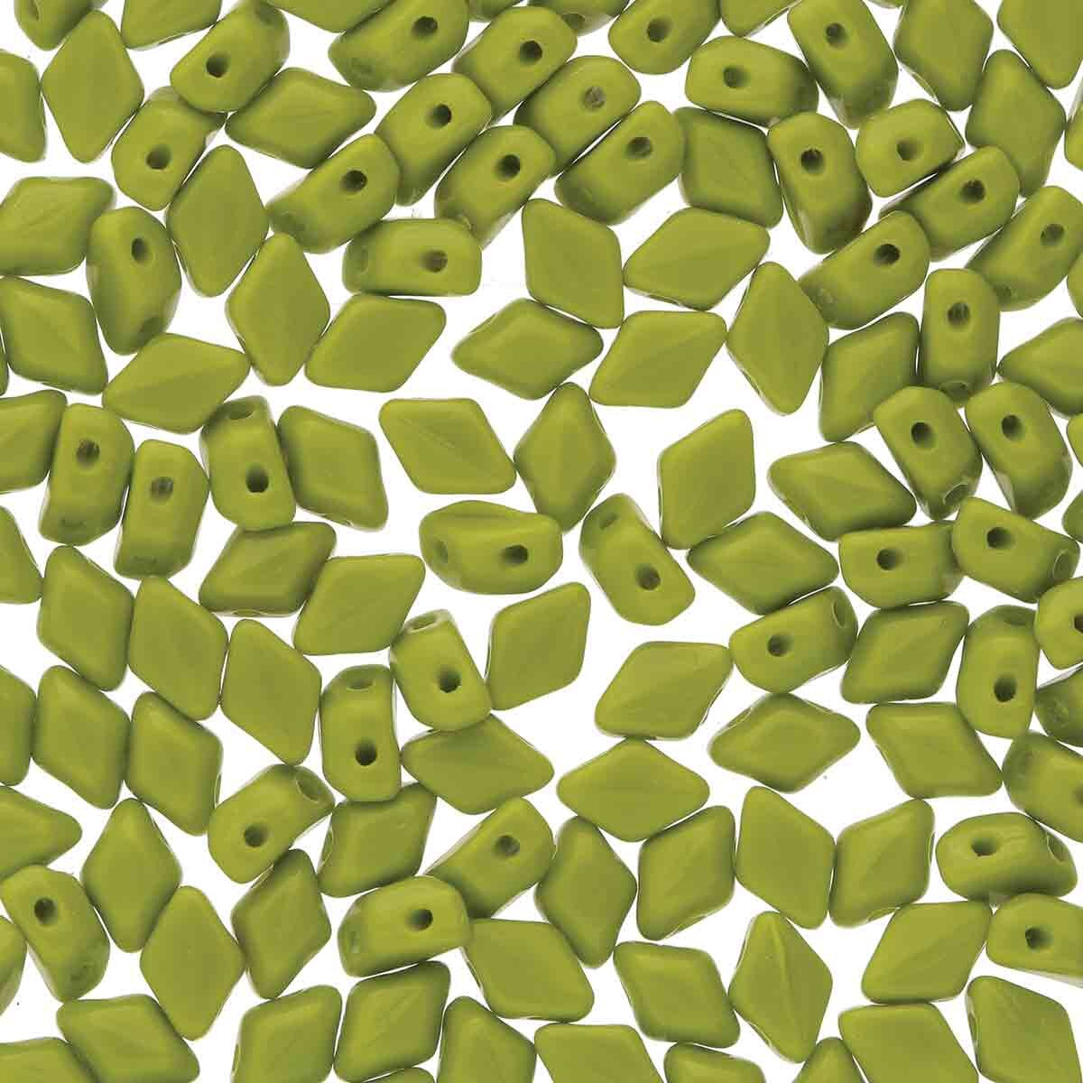 Mini Gemduo 6x4mm – 5g – Opaque Chartreuse Green