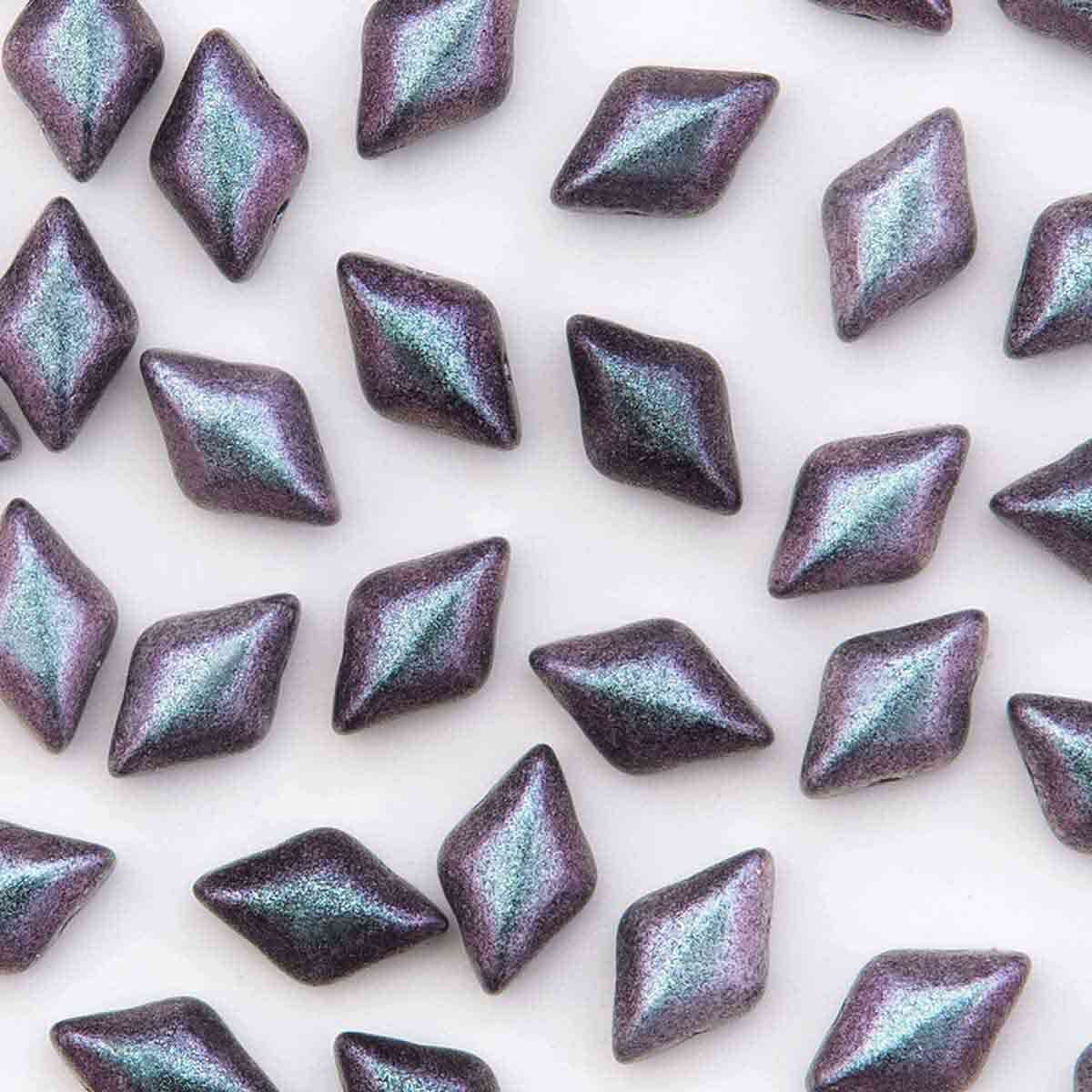 GemDuo 2-Hole 5x8mm – Polychrome Mixed Berry – 5g