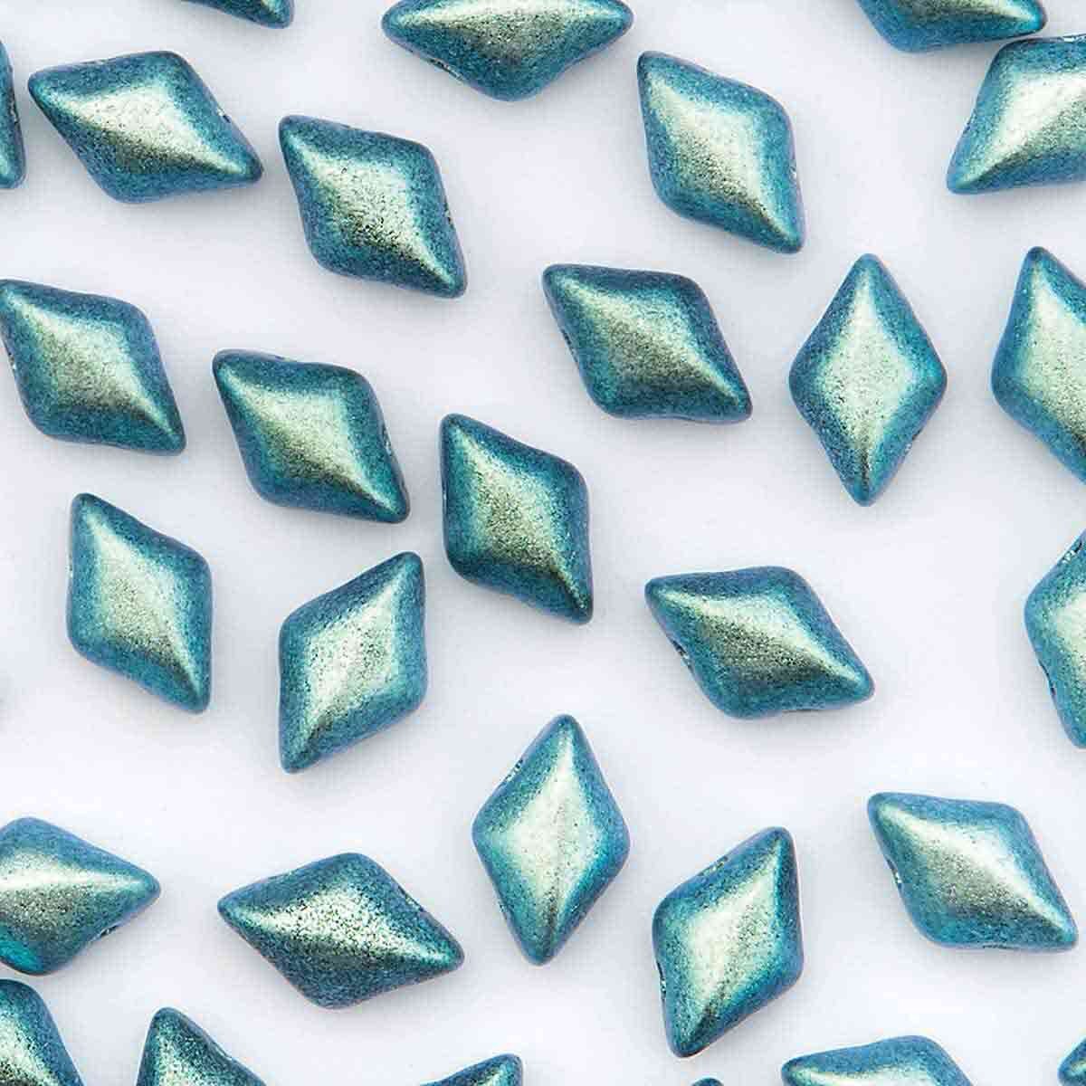 GemDuo 2-Hole 5x8mm – Polychrome Mint Chocolate – 5g