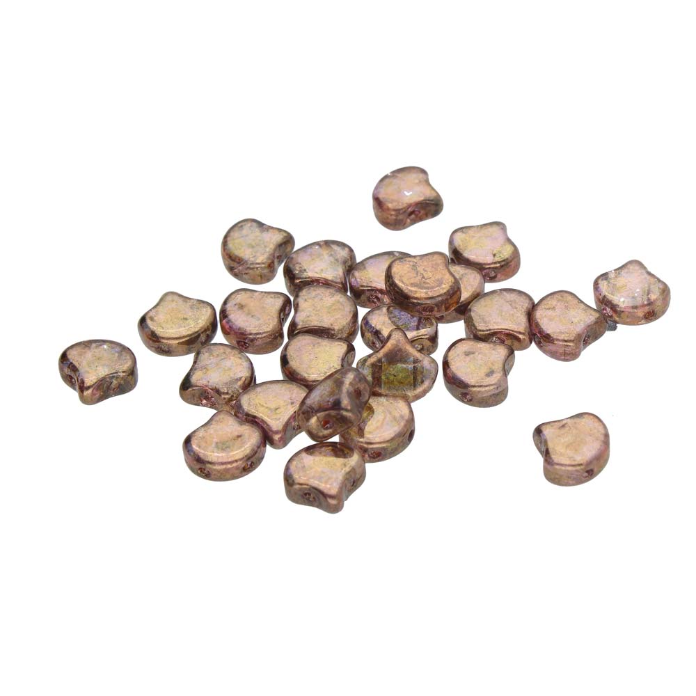 Ginko Beads 7.5mm – 10g Pack (approx 35 beads) – Crystal Senegal Brown