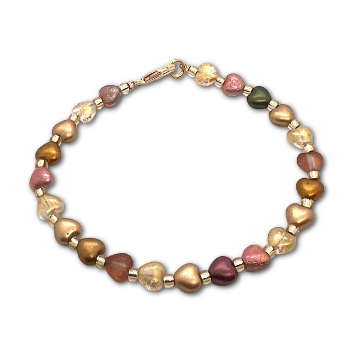 Golden Heart Bracelet Kit - Beginners