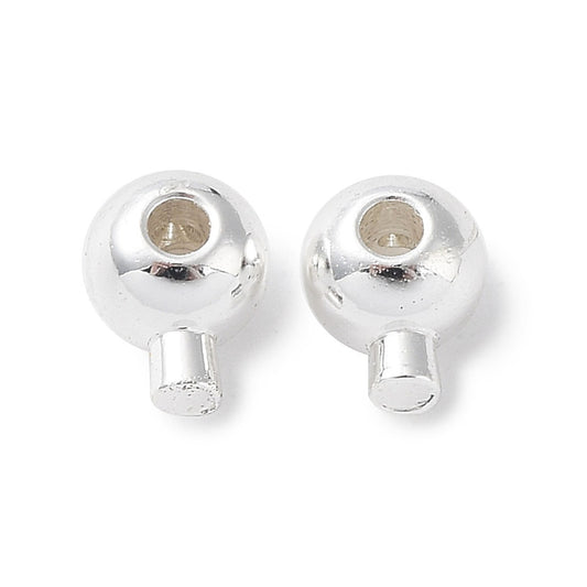 Silver 3.5mm Magic Crimp Balls - Pack of 10