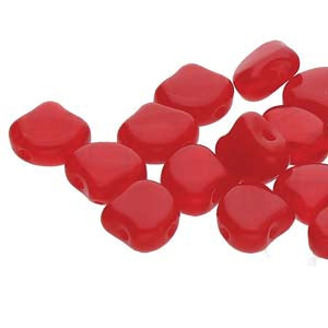 Ginko Beads 7.5mm – 10g Pack (approx 35 beads) – Opal Red