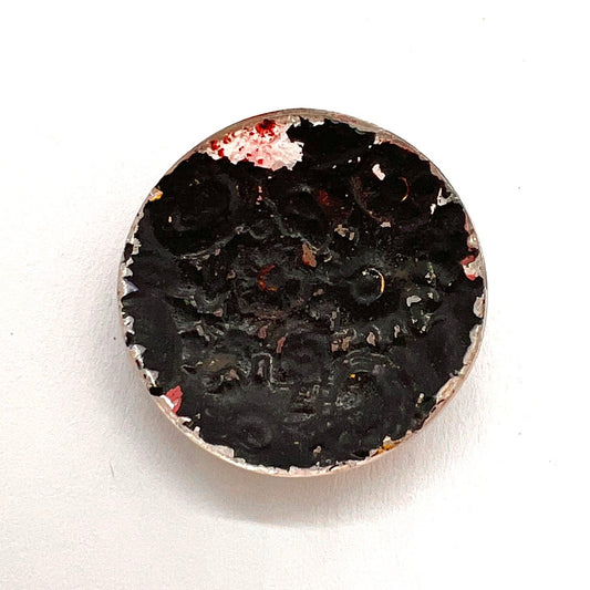 Vintage (1950s) Hand Painted Czech Glass Cabochon - 28mm (CAB1)