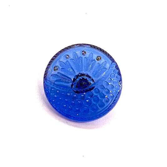 Vintage Czech Glass Button - 23mm (Button3)