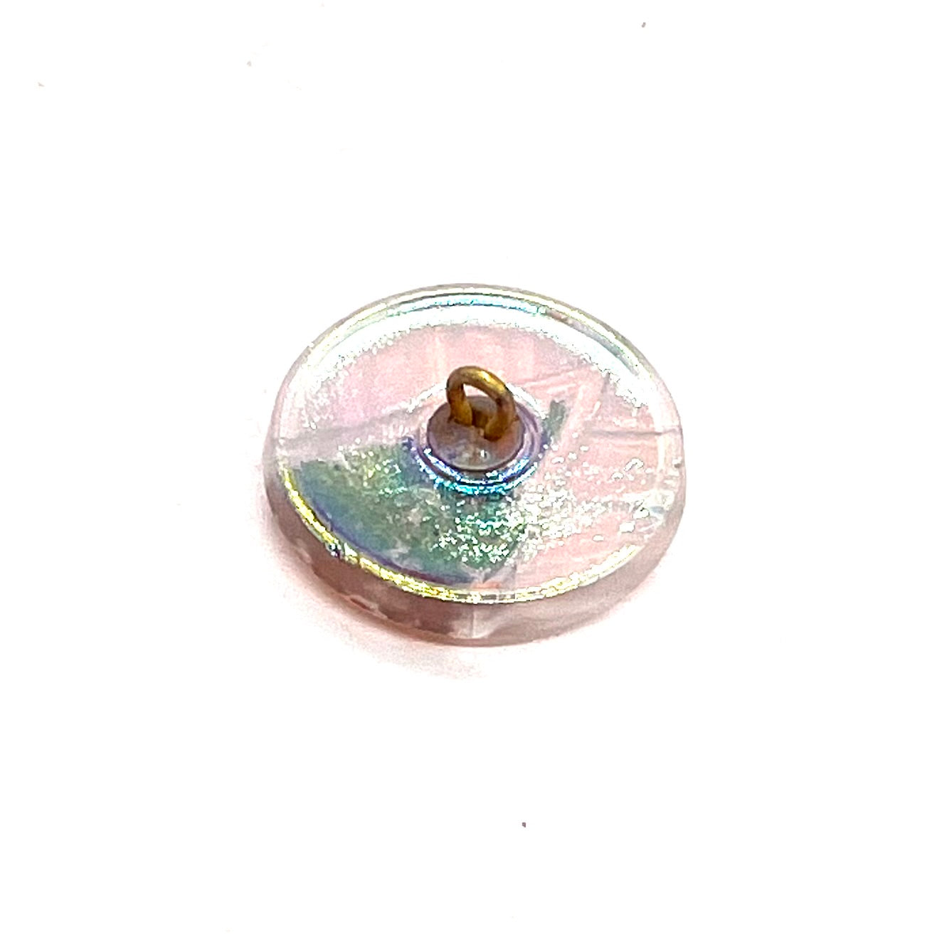 Vintage Czech Glass Button - 23mm (Button4)