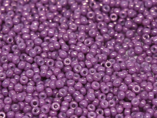 11/0 Miyuki Seed Beads - 25g Bag - Opaque Dark Orchid Luster - Colour 1867