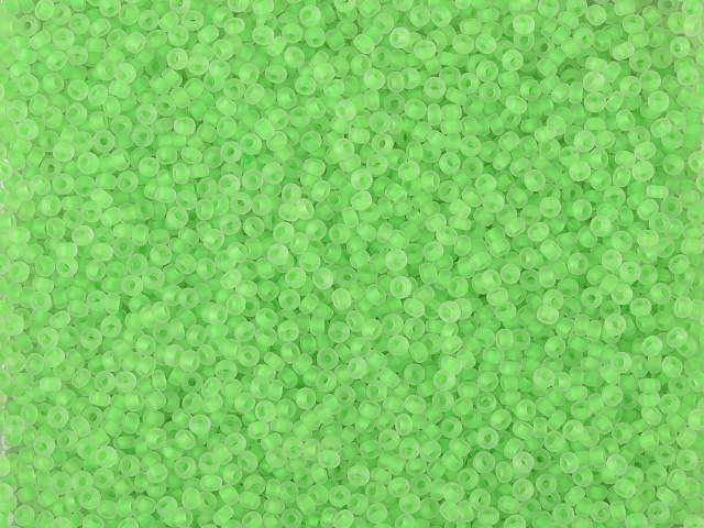 Preciosa 11/0 Seed Beads - 20g Pack - Luminous Green