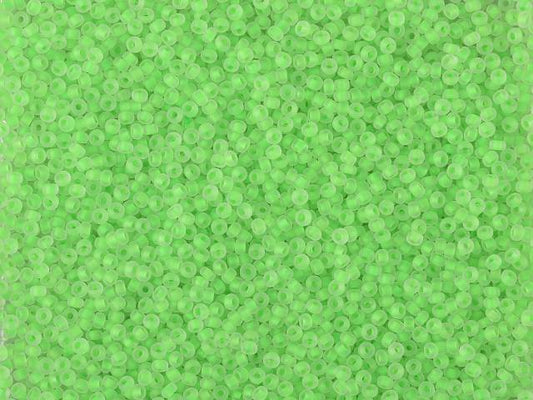 Preciosa 11/0 Seed Beads - 20g Pack - Luminous Green