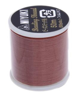 Miyuki Beading Thread - 50 Meter Spool - Nutmeg