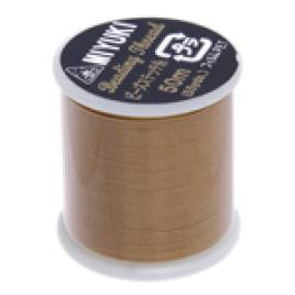 Miyuki Beading Thread - 50 Meter Spool - Gold