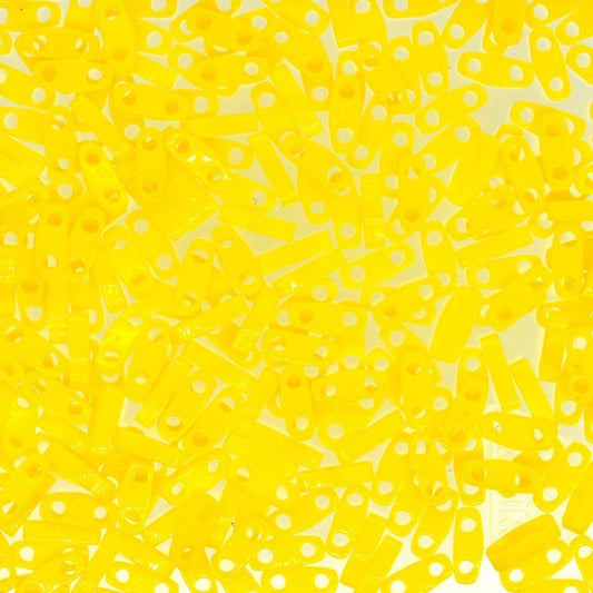 Miyuki Quarter Tila Beads - 5g Bag – Opaque Yellow