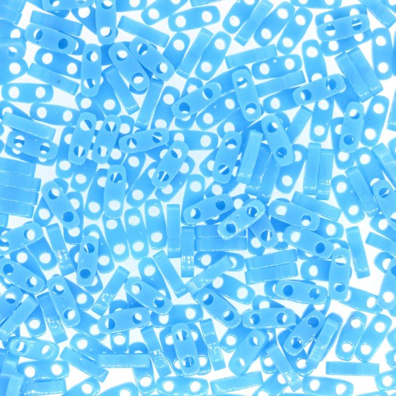 Miyuki Quarter Tila Beads - 5g Bag – Opaque Turquoise Blue