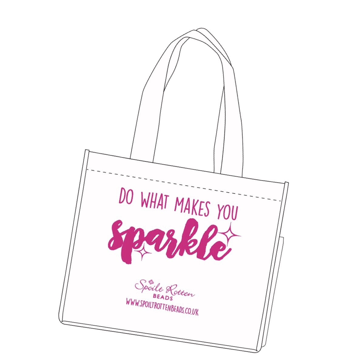 “Do What Makes You Sparkle” Shopping Tote