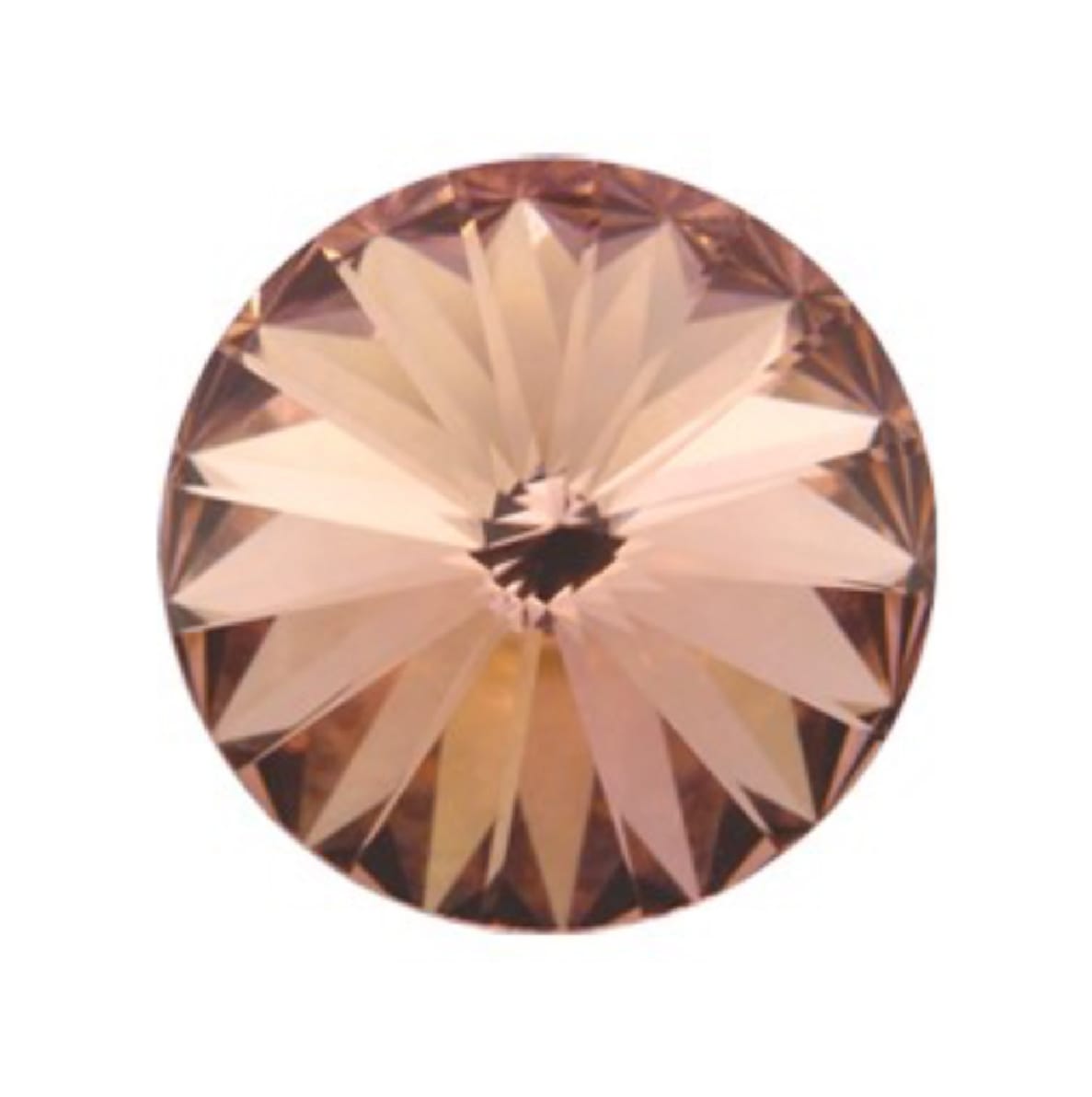 Aurora Rivoli 14mm Chaton - Vintage Rose