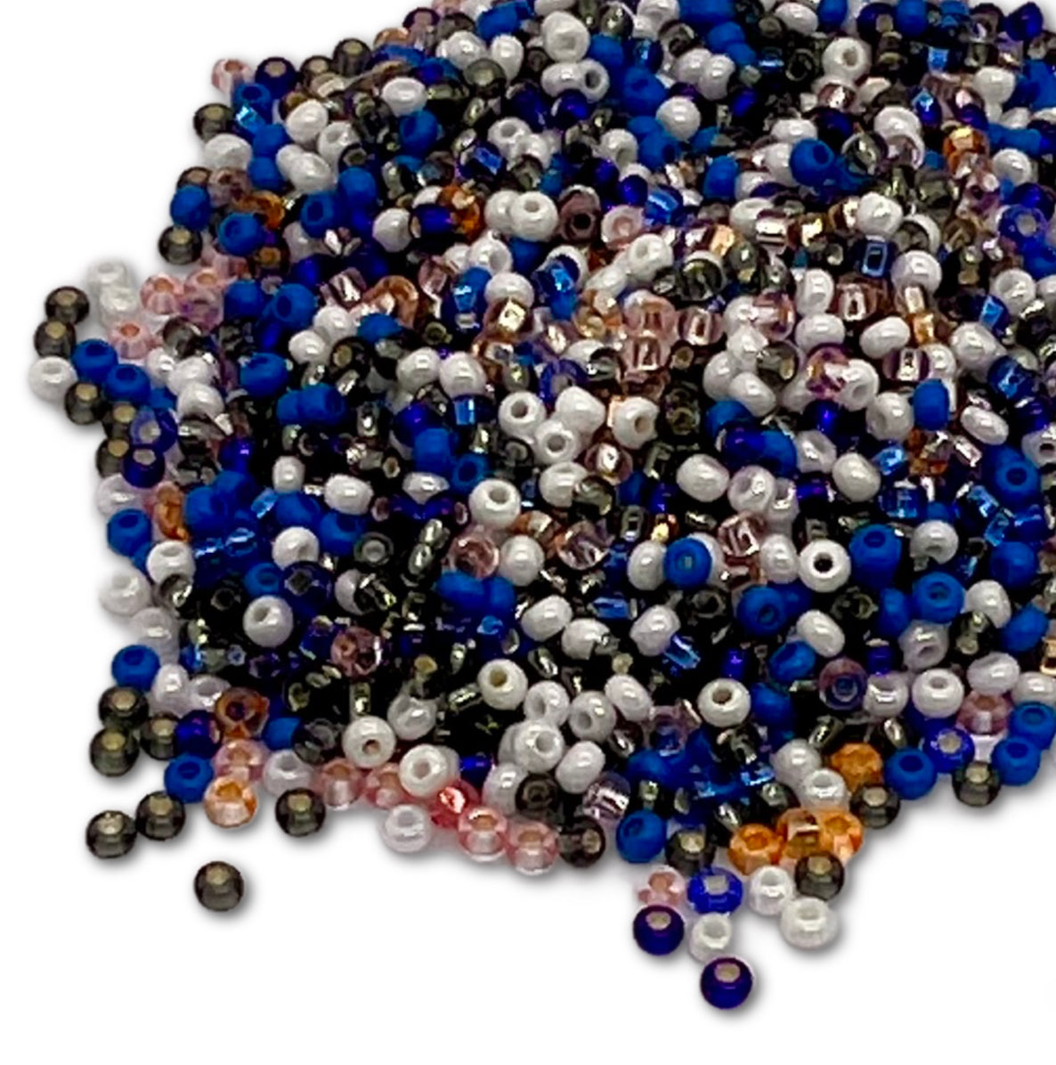 11/0 Preciosa Seed Bead Mix 25g Bag - Midnights