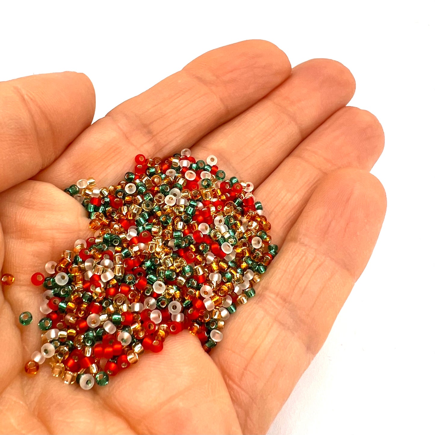 11/0 Miyuki Seed Beads - 10g Bag - Christmas Mix