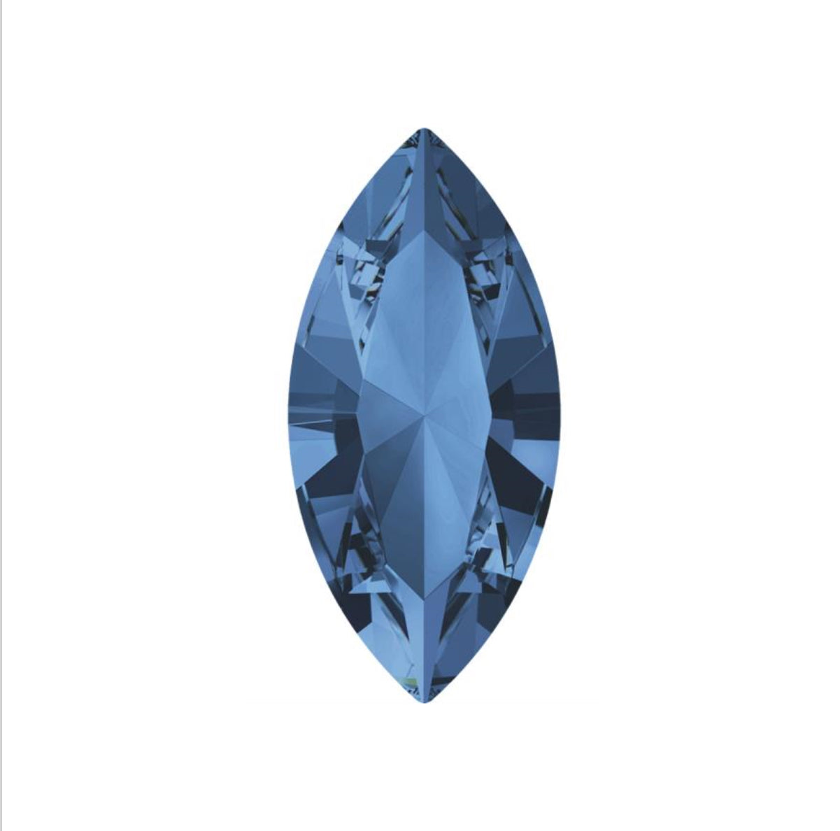 15x7mm Aurora Crystal Navette Stones - Pack of 6 - Montana